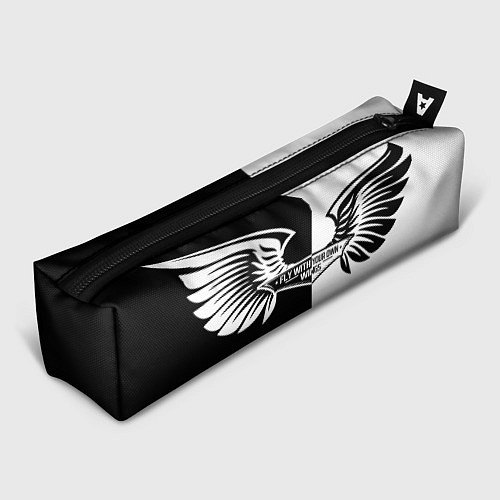 Пенал Крылья в стиле инь и ян - fly with your open wings / 3D-принт – фото 1