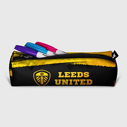 Пенал для ручек Leeds United - gold gradient по-горизонтали, цвет: 3D-принт — фото 2