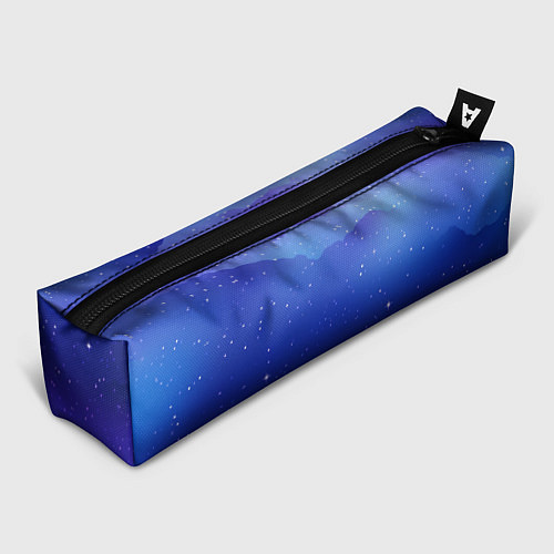 Пенал Синий космос и звезды / 3D-принт – фото 1