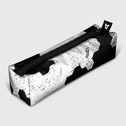 Пенал для ручек Juventus hexagon black sport, цвет: 3D-принт