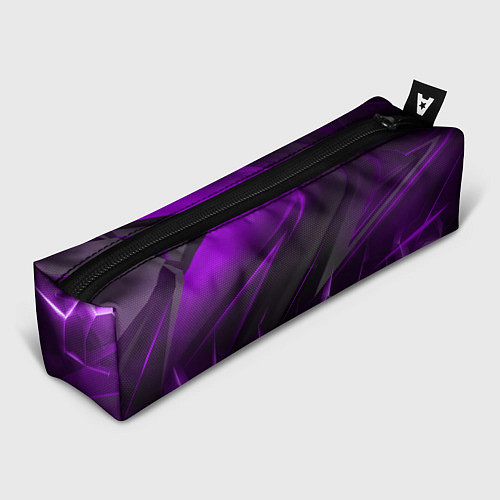 Пенал Фиолетовая объемная абстракция / 3D-принт – фото 1