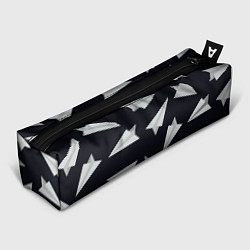 Пенал для ручек Белый бумажный самолётик - Телеграм, цвет: 3D-принт