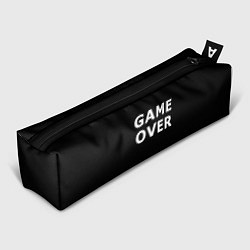 Пенал для ручек Game over white logo, цвет: 3D-принт