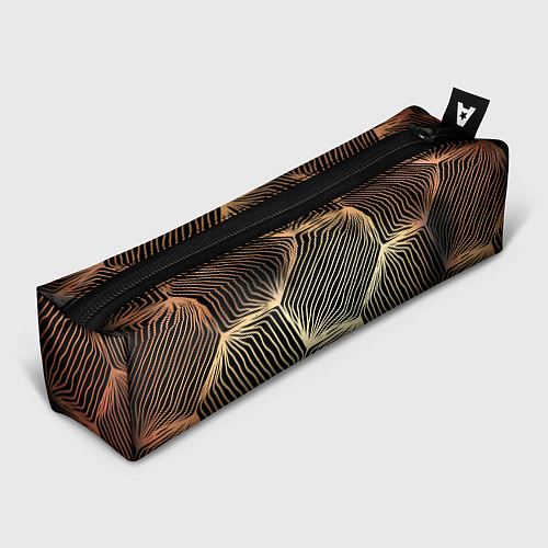 Пенал Узоры в форме сот с огненным переливом / 3D-принт – фото 1