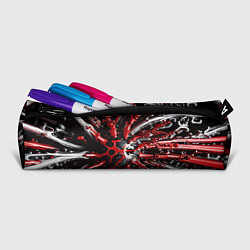 Пенал для ручек Красно-белая инфекция, цвет: 3D-принт — фото 2