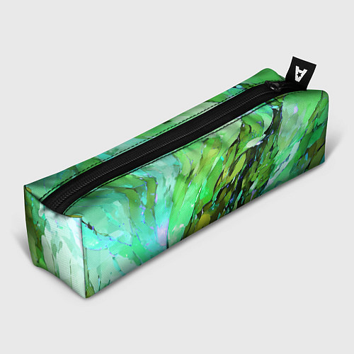 Пенал Зелёная абстракция / 3D-принт – фото 1