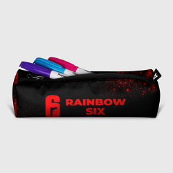 Пенал для ручек Rainbow Six - red gradient по-горизонтали, цвет: 3D-принт — фото 2