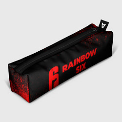 Пенал для ручек Rainbow Six - red gradient по-горизонтали, цвет: 3D-принт