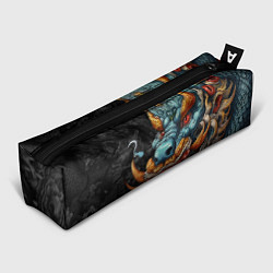 Пенал для ручек Дракон в стиле японской татуировки ирезуми, цвет: 3D-принт