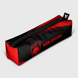 Пенал для ручек AEK Athens - red gradient по-горизонтали, цвет: 3D-принт