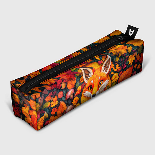 Пенал Лисенок в осенних листьях / 3D-принт – фото 1