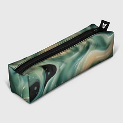 Пенал Лазурная слизь на черном текстура