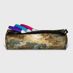 Пенал для ручек Золотистый камуфляж, цвет: 3D-принт — фото 2