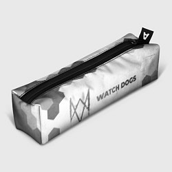 Пенал для ручек Watch Dogs - white gradient по-горизонтали, цвет: 3D-принт