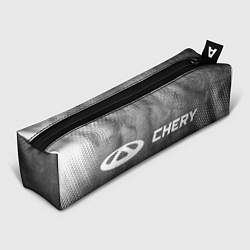 Пенал для ручек Chery - grey gradient по-горизонтали, цвет: 3D-принт