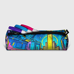 Пенал для ручек Космический город, цвет: 3D-принт — фото 2