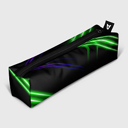 Пенал для ручек Green pink purple line, цвет: 3D-принт