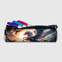 Пенал для ручек Пегас тёмных сил - нейроарт, цвет: 3D-принт — фото 2