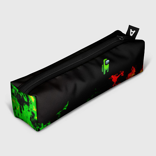 Пенал Амонг ас огненная текстура / 3D-принт – фото 1