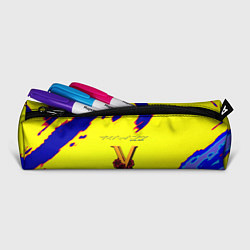 Пенал для ручек Cyberpunk краски неоновые, цвет: 3D-принт — фото 2