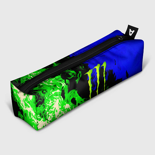 Пенал Monster energy кислотный огонь / 3D-принт – фото 1