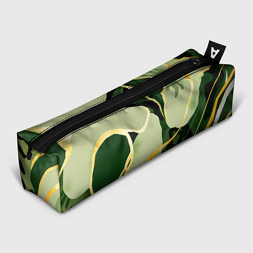 Пенал Зеленый природный паттерн / 3D-принт – фото 1