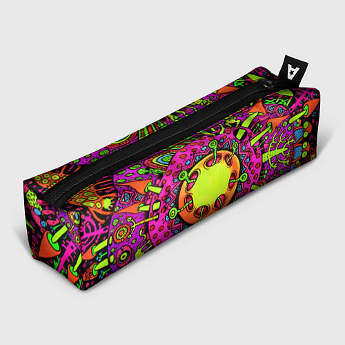 Пенал Кислотные грибы оптические / 3D-принт – фото 1