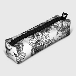 Пенал для ручек Татуировка дракона на белом, цвет: 3D-принт