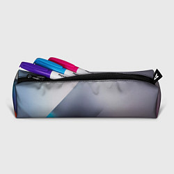 Пенал для ручек Color grey with stripes, цвет: 3D-принт — фото 2