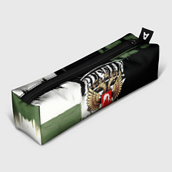 Пенал для ручек Русский ММА на фоне герба России, цвет: 3D-принт