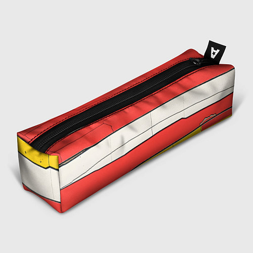Пенал Красные полоски / 3D-принт – фото 1