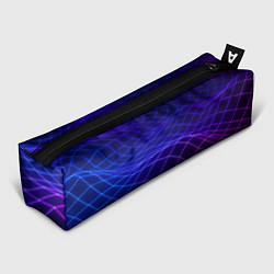 Пенал для ручек Абстрактные волны из сот, цвет: 3D-принт