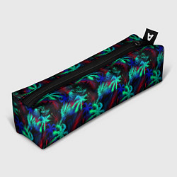 Пенал для ручек Palm neon, цвет: 3D-принт