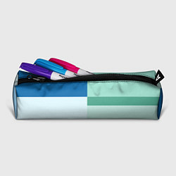 Пенал для ручек Мятное небо колор-блок, цвет: 3D-принт — фото 2