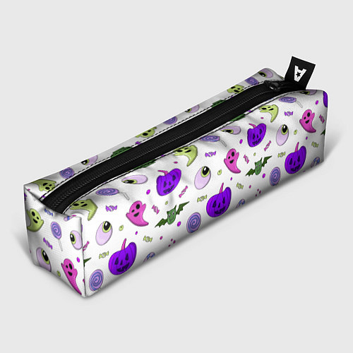 Пенал Halloween purple pumpkin pattern / 3D-принт – фото 1