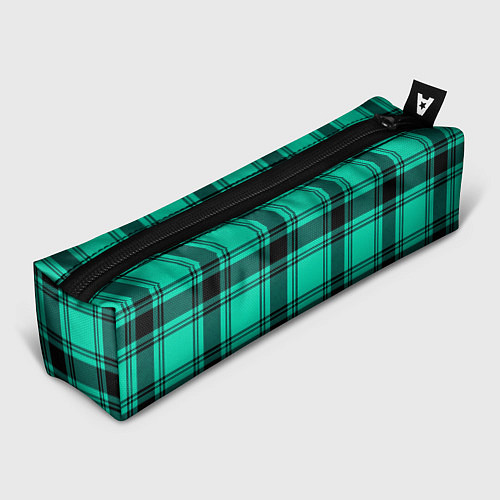 Пенал Checkered turquoise / 3D-принт – фото 1