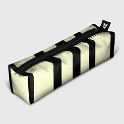 Пенал для ручек Color black beige line, цвет: 3D-принт