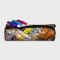 Пенал для ручек Живая Абстракция: Поток Цветов и Форм в Постоянном, цвет: 3D-принт — фото 2
