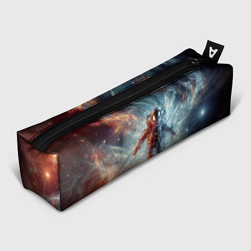 Пенал Космонавт в космической туманности / 3D-принт – фото 1