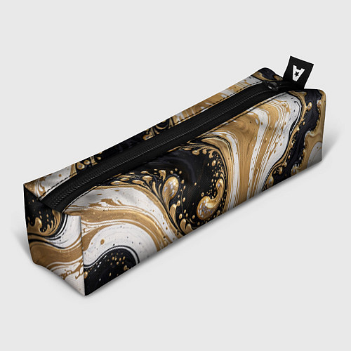 Пенал Черный агат и жидкое золото / 3D-принт – фото 1