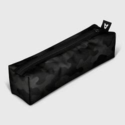 Пенал Черно-серая текстура камуфляжа
