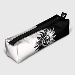 Пенал для ручек Солнце черно-белое, цвет: 3D-принт