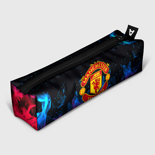 Пенал Манчестер Юнайтед неоновый огонь / 3D-принт – фото 1
