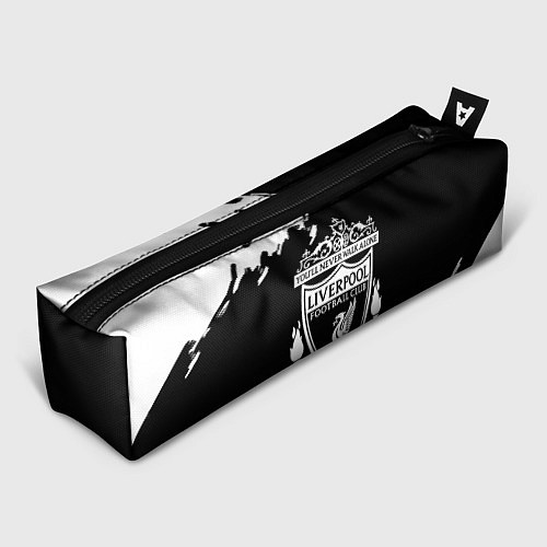 Пенал Liverpool белые краски штрихи / 3D-принт – фото 1