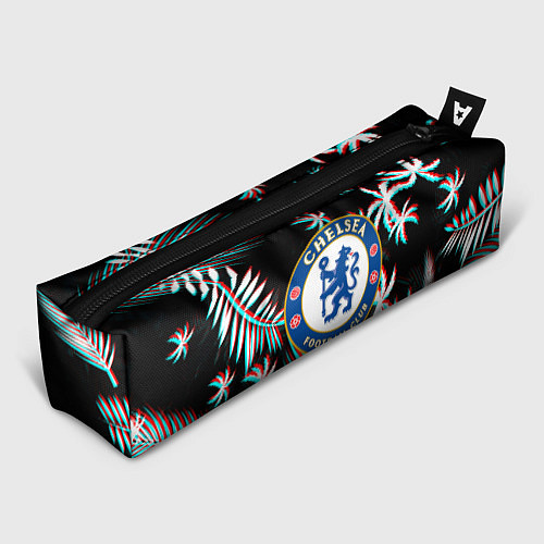 Пенал Chelsea тропики глитч текстура / 3D-принт – фото 1