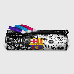 Пенал для ручек Barcelona логотипы ведьмак, цвет: 3D-принт — фото 2
