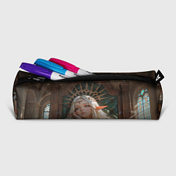 Пенал для ручек Беловолосая королева эльфов на троне, цвет: 3D-принт — фото 2