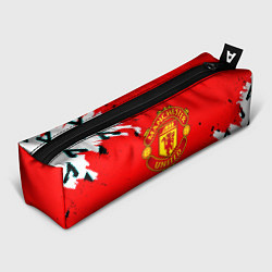 Пенал для ручек Манчестер Юнайтед символы краски, цвет: 3D-принт
