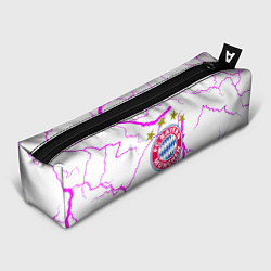Пенал для ручек Бавария Мюнхен неоновые молнии, цвет: 3D-принт