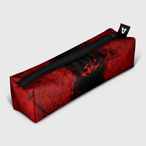 Пенал Эмблема hitman на черном фоне / 3D-принт – фото 1